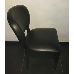 4 leren stoelen