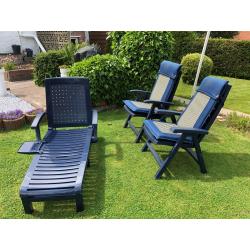 3 tuinstoelen