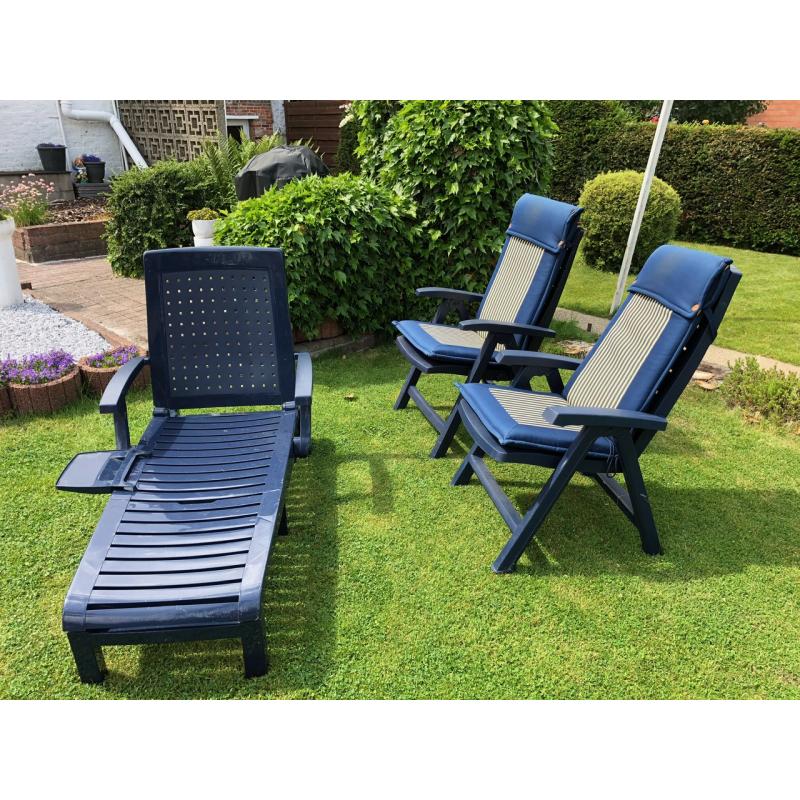 3 tuinstoelen