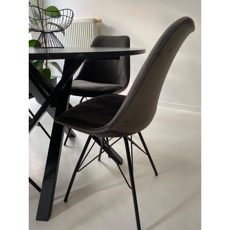 Ronde tafel met 4 stoelen