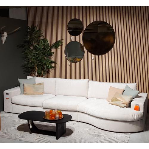 Hoekbank Victoria Curve 110x350x145cm €1549,-