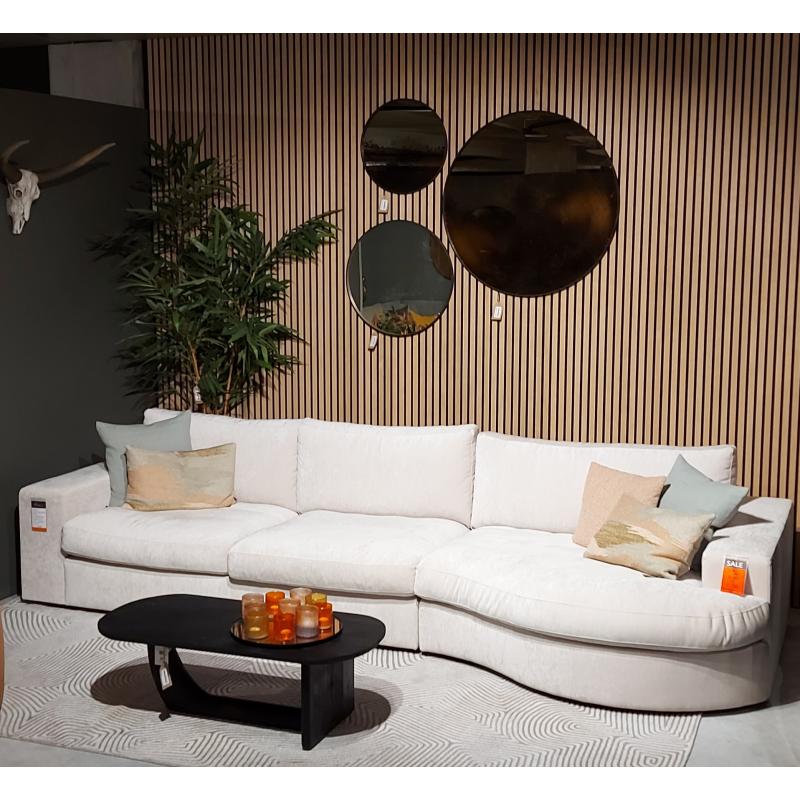 Hoekbank Victoria Curve 110x350x145cm €1549,-