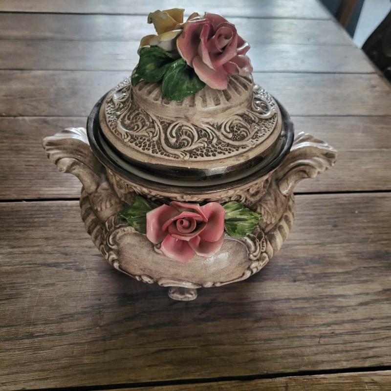 Italiaanse keramiek Bassano opbergpot
