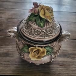 Italiaanse keramiek Bassano opbergpot