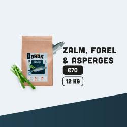 Graanvrij hondenvoer van BROK - Zalm, Forel & Asperges