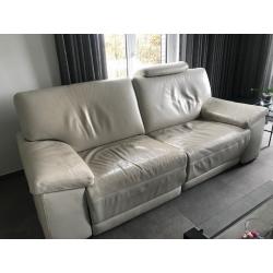 Lederen salon met relaxen