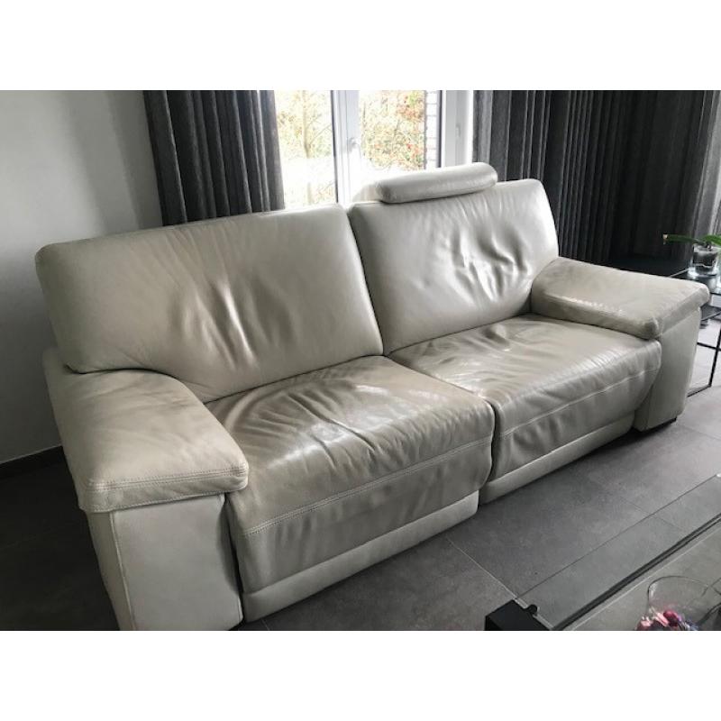 Lederen salon met relaxen