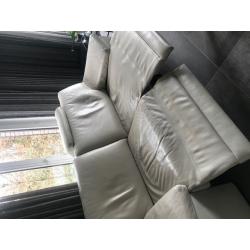 Lederen salon met relaxen