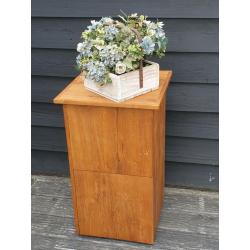 zuil - sokkel - pilaar hout eiken 83 cm