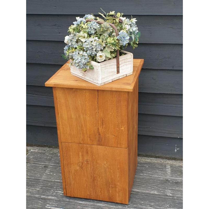 zuil - sokkel - pilaar hout eiken 83 cm
